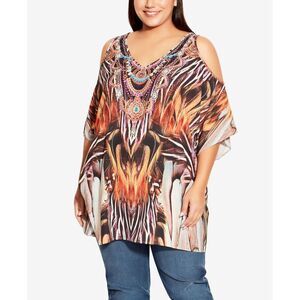 Plus Size Ibiza Kaftan Top